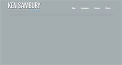 Desktop Screenshot of kensambury.com
